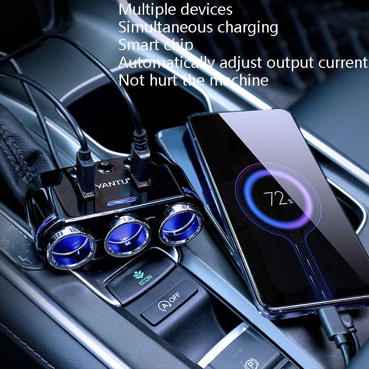YANTU B39 Cigarette Lighters Cars Multifunctional Usb Fast Charging Car Charger, Wireless Qualcom...