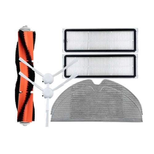 Sweeping Robot Accessories For Xiaomi Mijia 1C, Specification: 7 in 1, 7 in 1, 2 Side Brush Black...