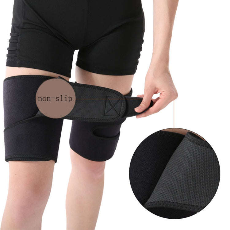 1pair Adhesive Thigh Protector Sports and Fitness Leg Protector, Specification: M55 x 19cm,...