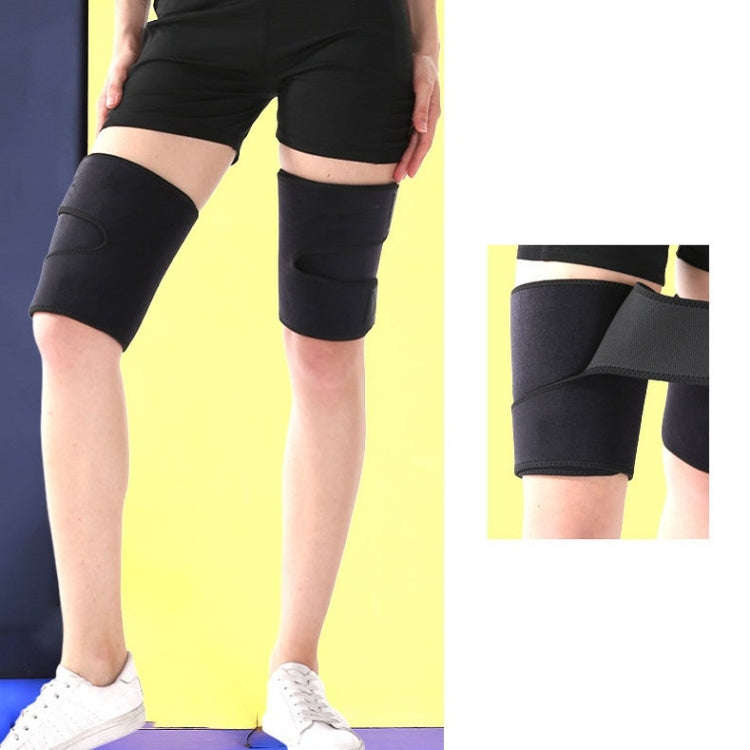 1pair Adhesive Thigh Protector Sports and Fitness Leg Protector, Specification: M55 x 19cm,...