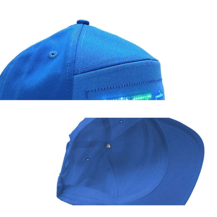 Bluetooth LED Advertising Cap Supports Scrolling Characters/Mobile Phone Word Change/Multi-Langua...