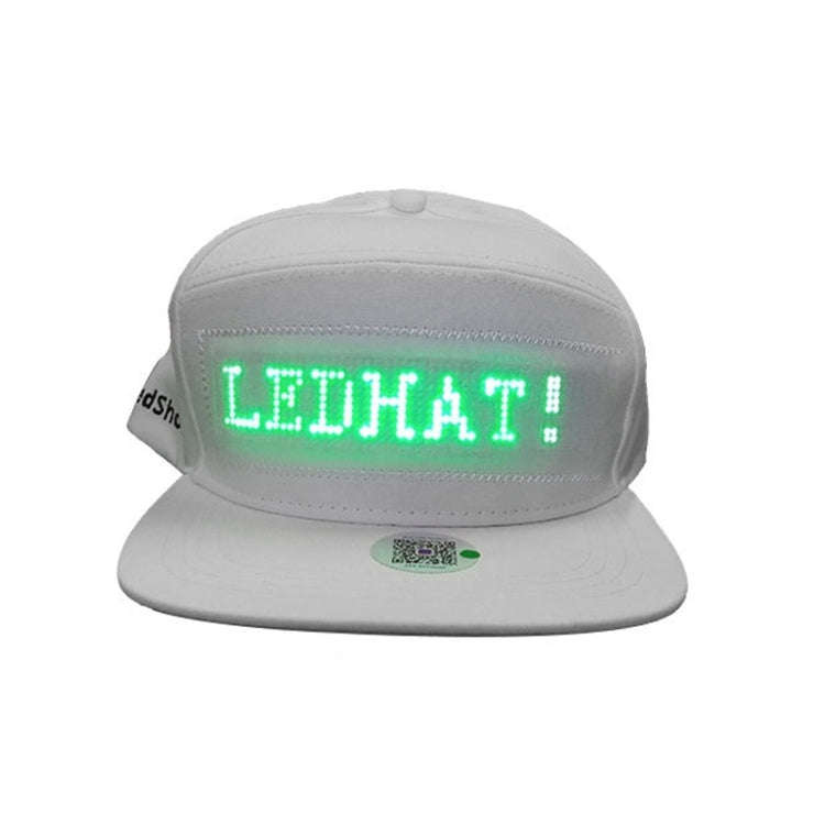 Bluetooth LED Advertising Cap Supports Scrolling Characters/Mobile Phone Word Change/Multi-Langua...