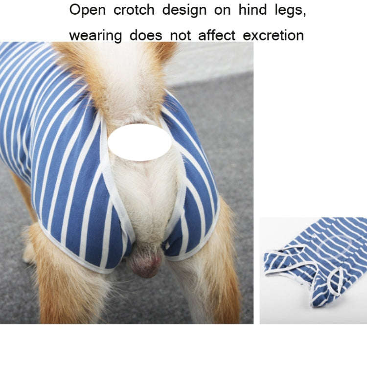 Pet Sterilization Surgical Gown Highly Elastic And Breathable Postoperative Nursing Clothes, XS, ...