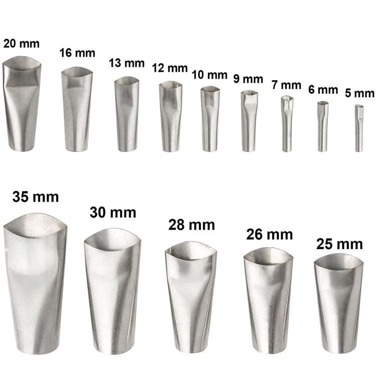 32 PCS / Set Metal Scraper Nozzle Application Polishing Grout Scraping Beauty Sewing Tools, 32 PC...