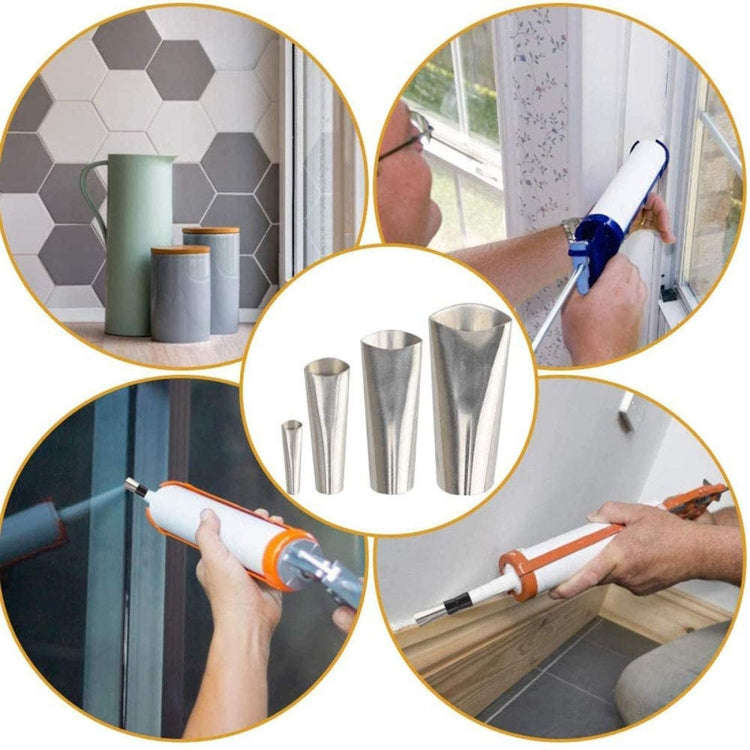 32 PCS / Set Metal Scraper Nozzle Application Polishing Grout Scraping Beauty Sewing Tools, 32 PC...
