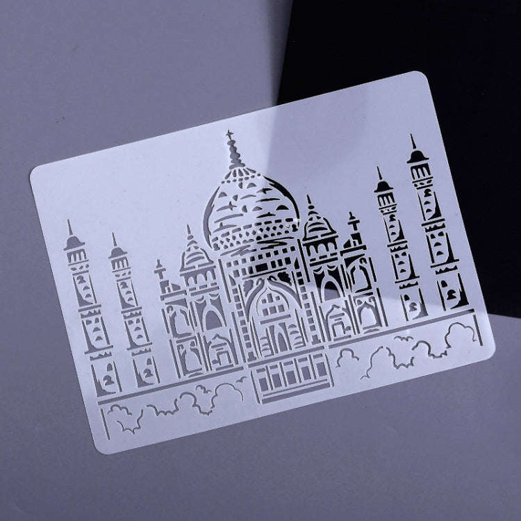 Painting Template Theme City A4 Label Template, Tower System (5pcs / Set), Sailing Line(5pcs / Se...
