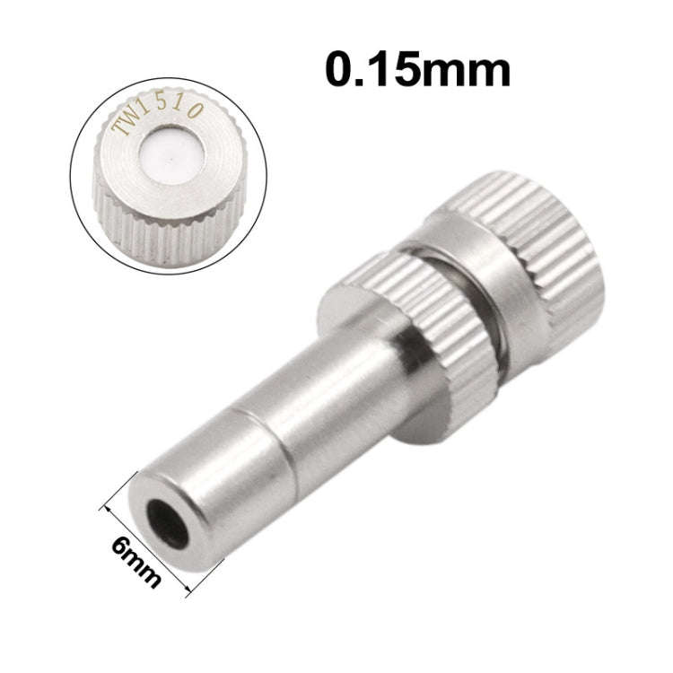 Humidifying And Dedusting Cooling Atomizing Sprinkler Quick-Plug Fog Misting Nozzle, 0.15mm, 0.2m...