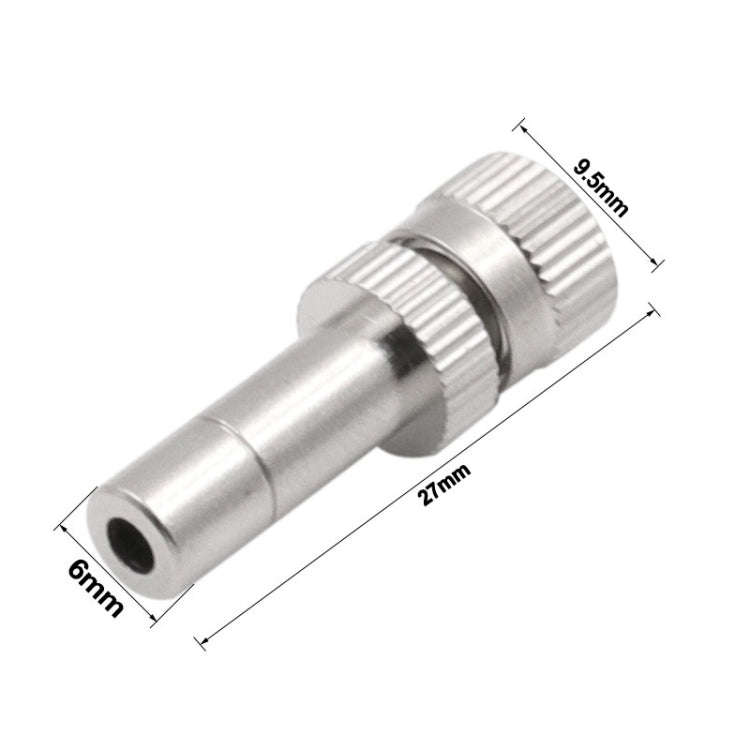 Humidifying And Dedusting Cooling Atomizing Sprinkler Quick-Plug Fog Misting Nozzle, 0.15mm, 0.2m...
