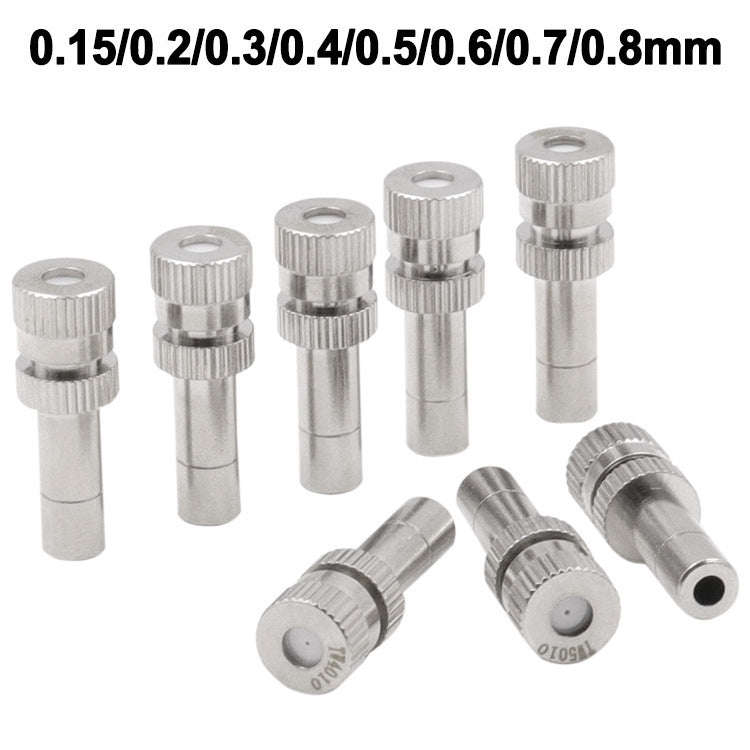 Humidifying And Dedusting Cooling Atomizing Sprinkler Quick-Plug Fog Misting Nozzle, 0.15mm, 0.2m...