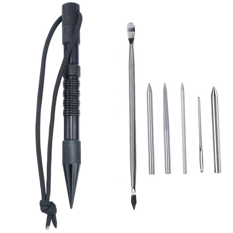 Umbrella Rope Needle Marlin Spike Bracelet DIY Weaving Tool, Specification:, 4 PCS / Set Black, 4...