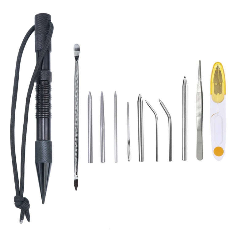 Umbrella Rope Needle Marlin Spike Bracelet DIY Weaving Tool, Specification:, 4 PCS / Set Black, 4...