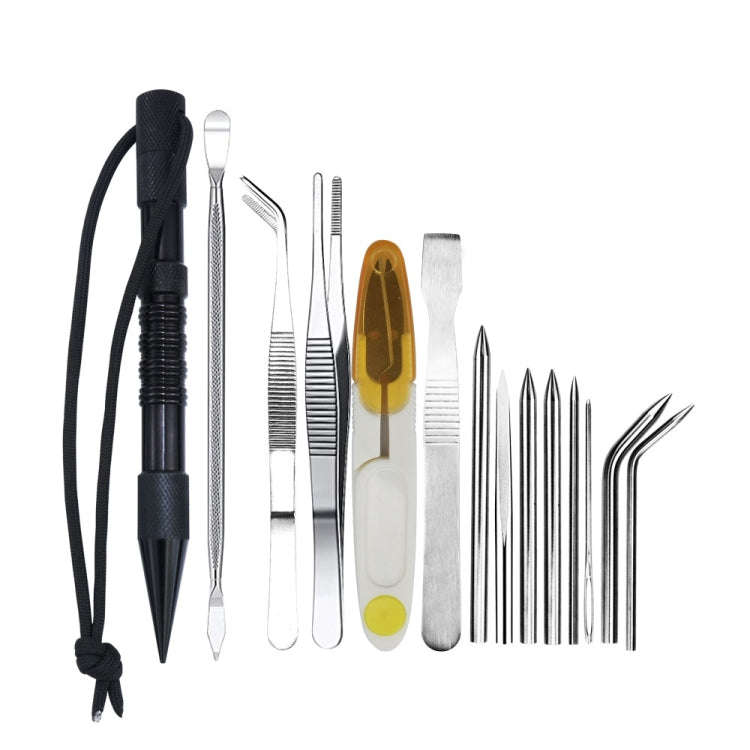 Umbrella Rope Needle Marlin Spike Bracelet DIY Weaving Tool, Specification:, 4 PCS / Set Black, 4...