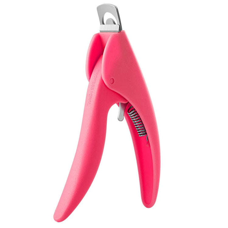 Nail Scissors U-Shaped Scissors DIY French Nail Fake Nail Scissors, Specification: Light Blue, Bl...