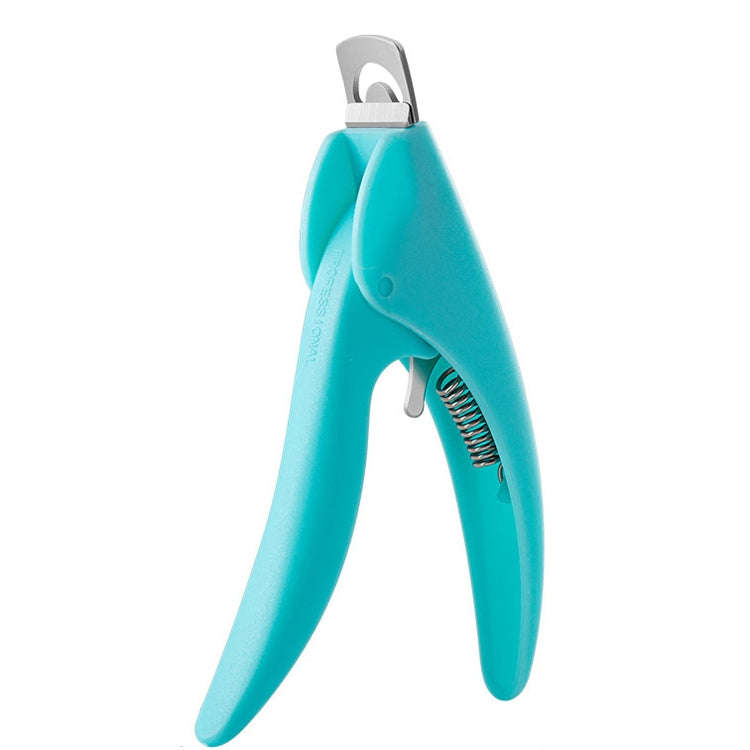 Nail Scissors U-Shaped Scissors DIY French Nail Fake Nail Scissors, Specification: Light Blue, Bl...