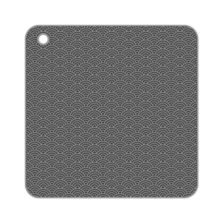 Geometry Kitchen Silicone Pot Holder Heat Insulation Pad Round(Black), Square(Gray), Round(Gray),...