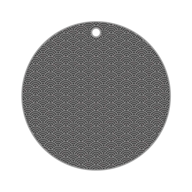 Geometry Kitchen Silicone Pot Holder Heat Insulation Pad Round(Black), Square(Gray), Round(Gray),...
