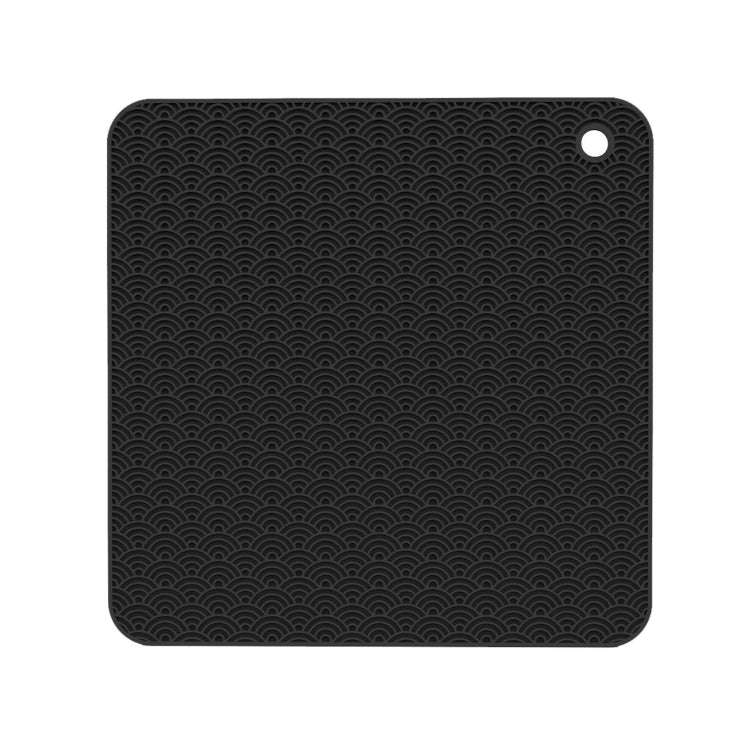 Geometry Kitchen Silicone Pot Holder Heat Insulation Pad Round(Black), Square(Gray), Round(Gray),...