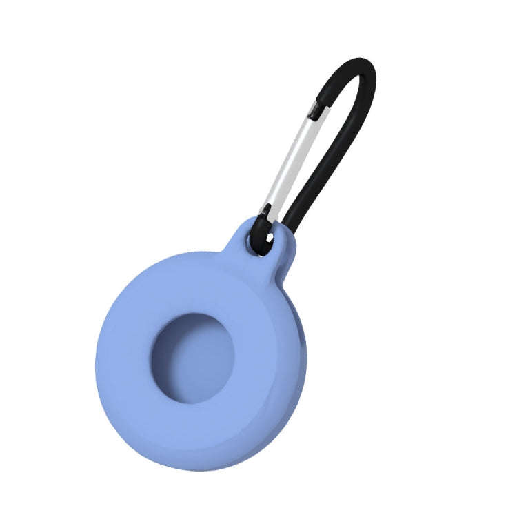 4pcs Round Shape Shockproof Anti-scratch Silicone Protective Case with Carabiner for Airtag 2nd G...