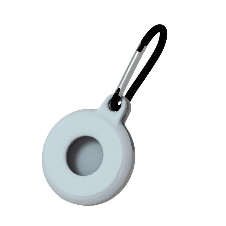 4pcs Round Shape Shockproof Anti-scratch Silicone Protective Case with Carabiner for Airtag 2nd G...