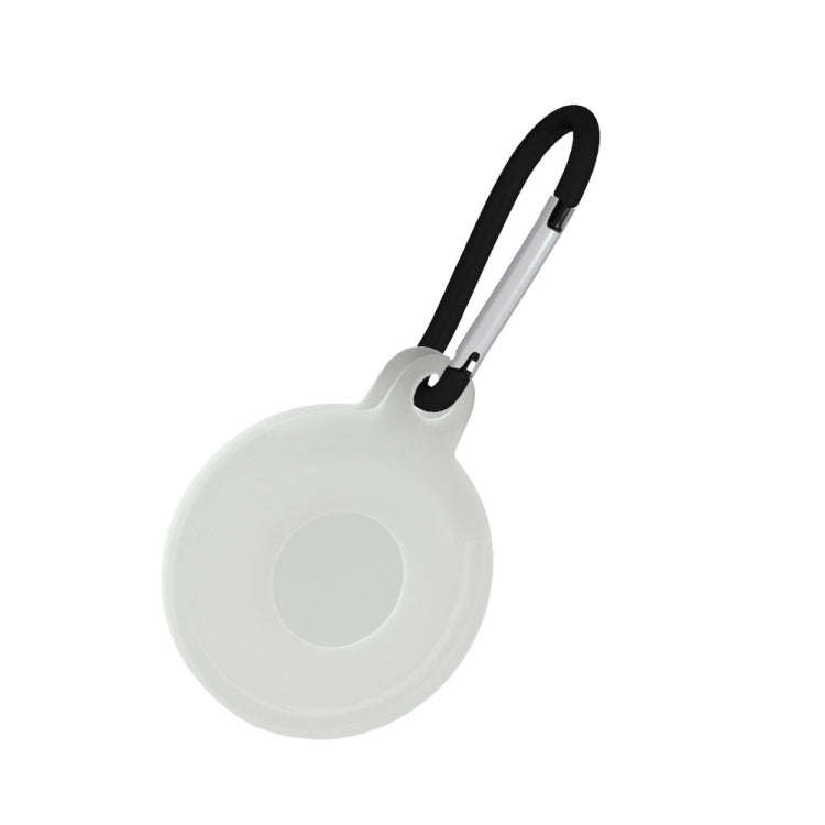 4pcs Round Shape Shockproof Anti-scratch Silicone Protective Case with Carabiner for Airtag 2nd G...