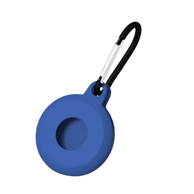 4pcs Round Shape Shockproof Anti-scratch Silicone Protective Case with Carabiner for Airtag 2nd G...