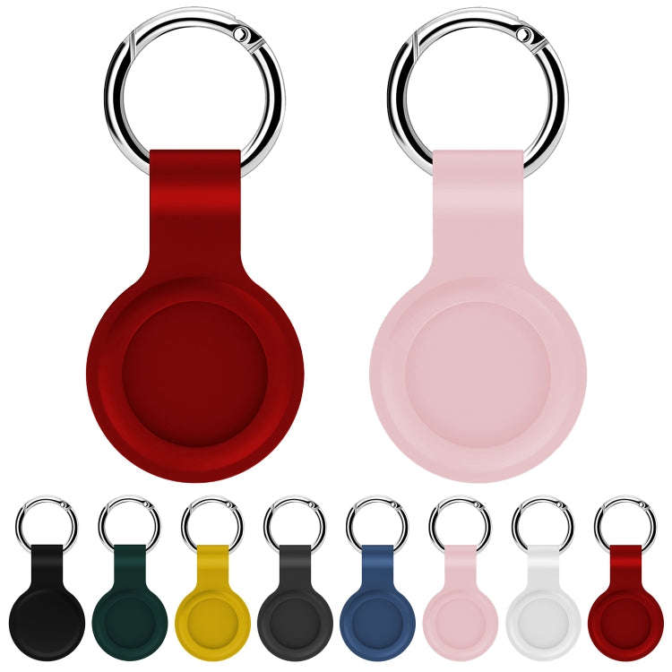 2 PCS Shockproof Anti-scratch Silicone Protective Case with Hook for AirTag 2nd Gen / AirTag 1st Gen
