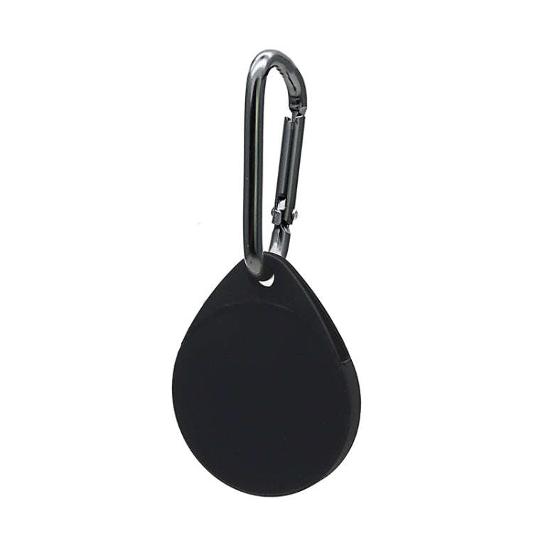 2 PCS Drop Shape  Shockproof Anti-scratch Silicone Protective Case with Carabiner for AirTag 2nd ...
