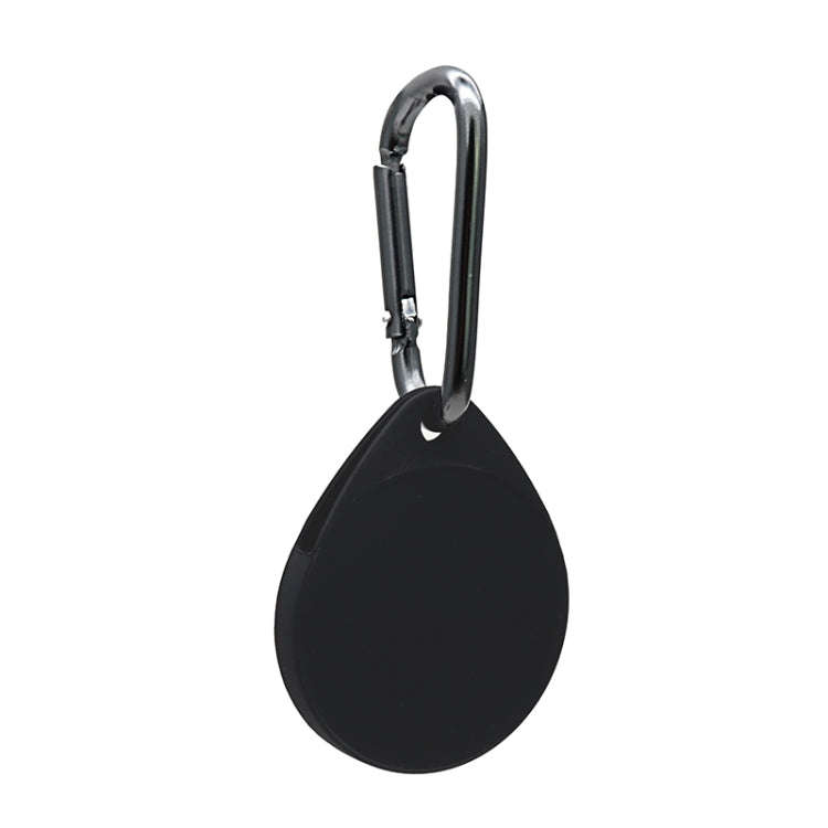 2 PCS Drop Shape  Shockproof Anti-scratch Silicone Protective Case with Carabiner for AirTag 2nd ...