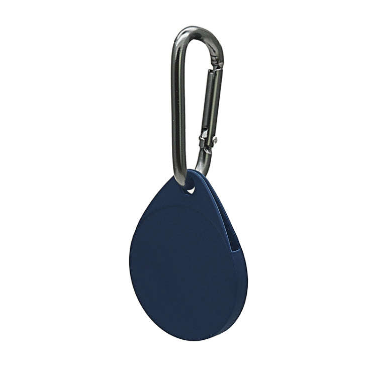 2 PCS Drop Shape  Shockproof Anti-scratch Silicone Protective Case with Carabiner for AirTag 2nd ...
