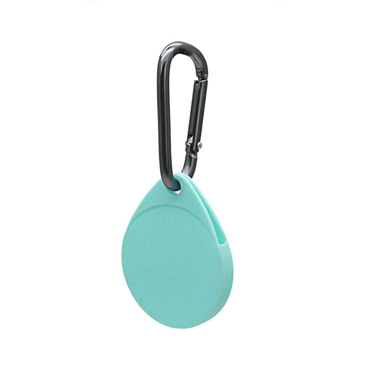 2 PCS Drop Shape  Shockproof Anti-scratch Silicone Protective Case with Carabiner for AirTag 2nd ...