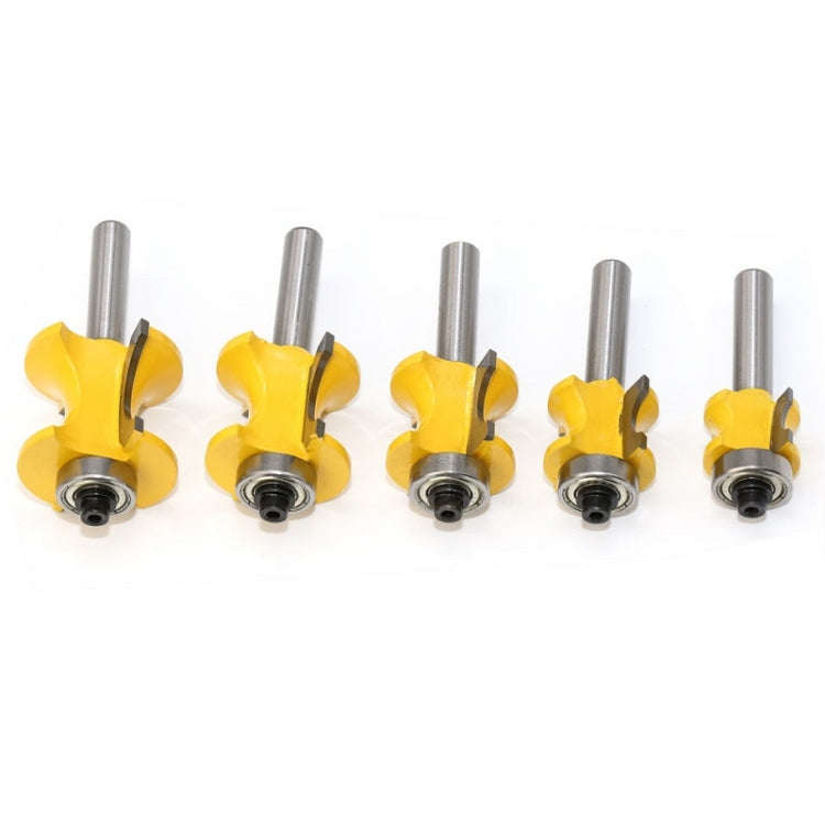 8-Shank Bearing Positive Semicircular Cutter Engraving Machine Woodworking Cutter, No. 1, No. 2, ...