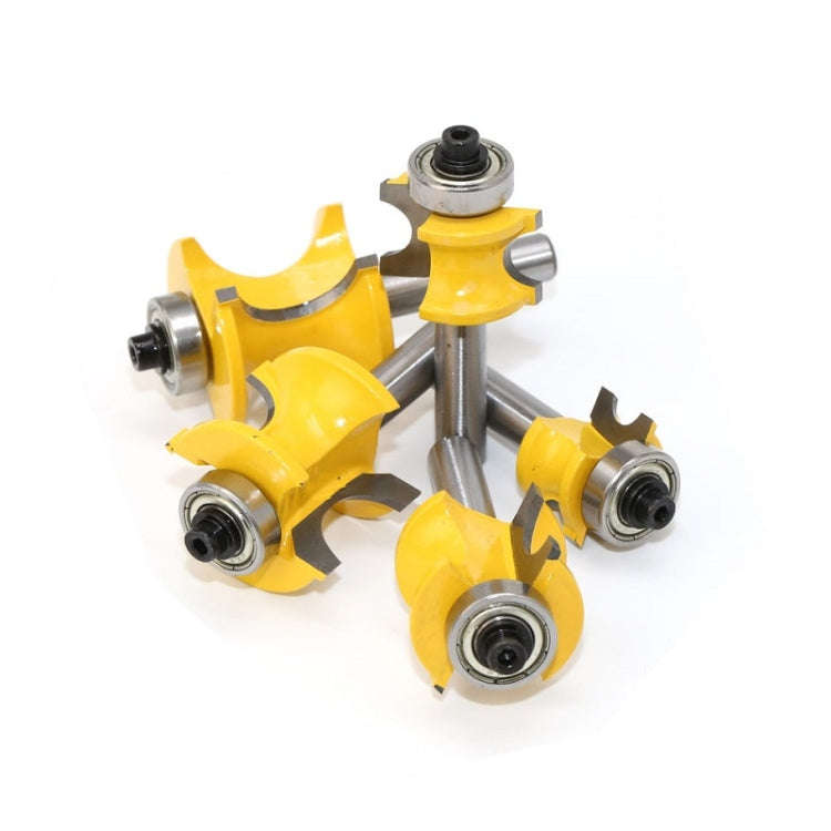 8-Shank Bearing Positive Semicircular Cutter Engraving Machine Woodworking Cutter, No. 1, No. 2, ...