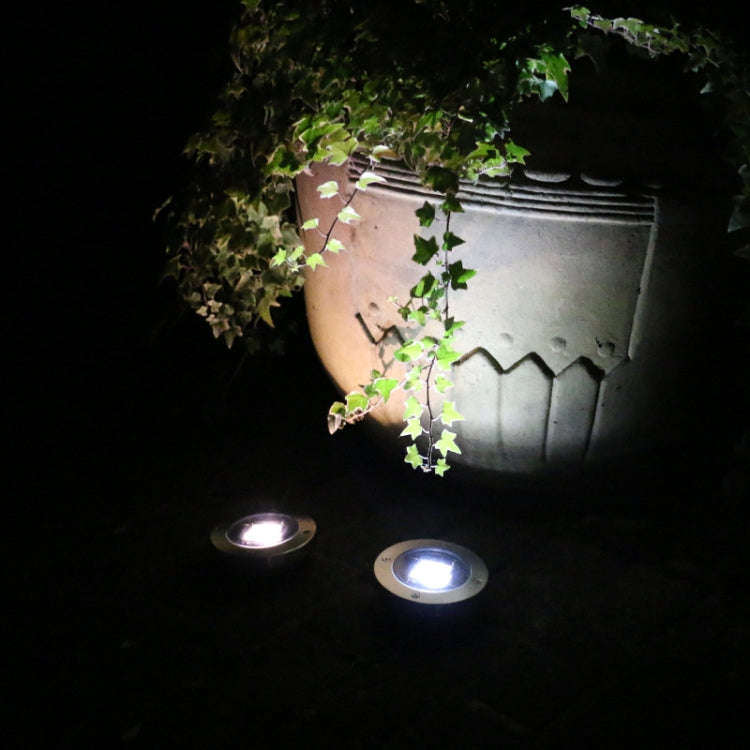 Outdoor Solar Buried Light Household Garden Grass Ground Waterproof Lamp, White Light, Warm Light