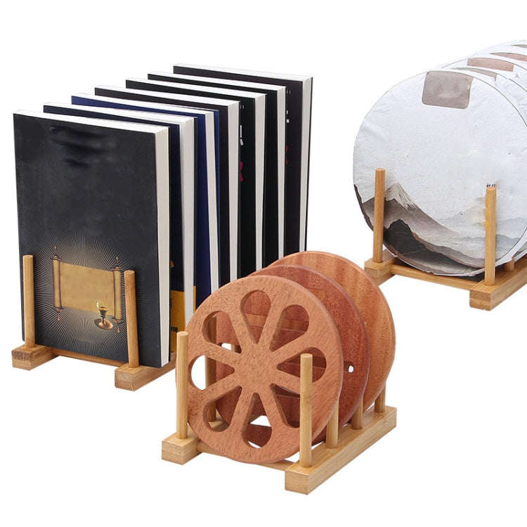 Multi-Purpose Bowl Disc Rack Kitchen Drain Rack Bamboo Tableware Storage Rack, Layer (specificati...