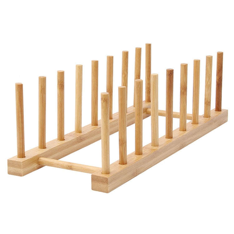 Multi-Purpose Bowl Disc Rack Kitchen Drain Rack Bamboo Tableware Storage Rack, Layer (specificati...