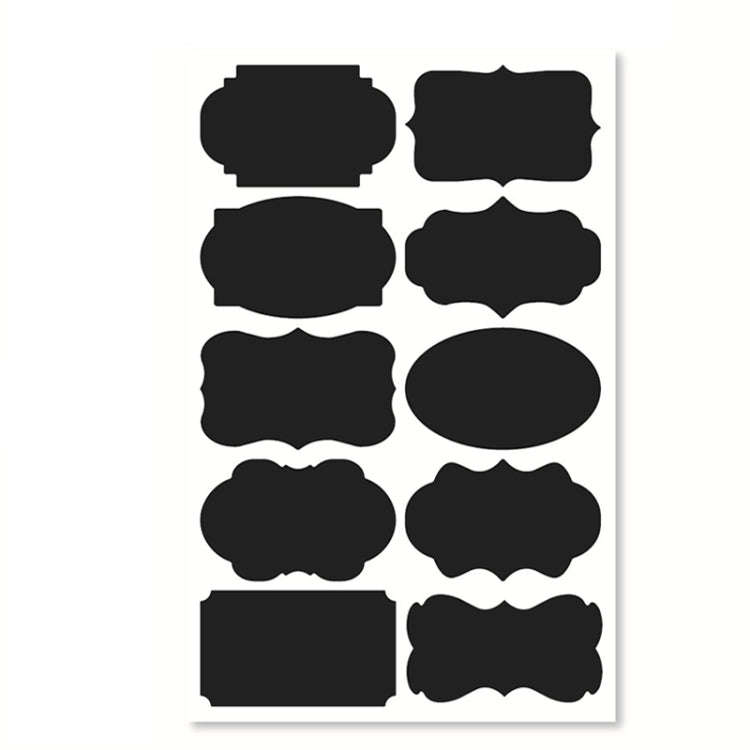 50 Sets Erasable Waterproof Removable Bottle Can PVC Blackboard Sticker, 2PCS/Set 190x225mm, 8PCS...