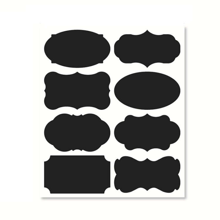 50 Sets Erasable Waterproof Removable Bottle Can PVC Blackboard Sticker, 2PCS/Set 190x225mm, 8PCS...