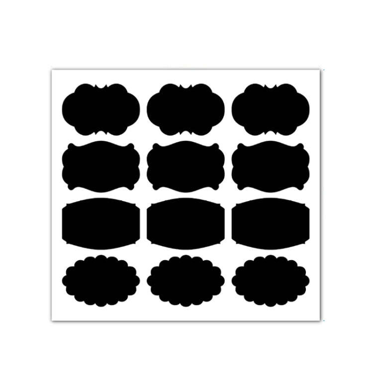 50 Sets Erasable Waterproof Removable Bottle Can PVC Blackboard Sticker, 2PCS/Set 190x225mm, 8PCS...