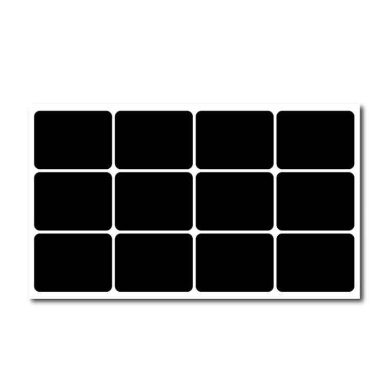 50 Sets Erasable Waterproof Removable Bottle Can PVC Blackboard Sticker, 2PCS/Set 190x225mm, 8PCS...