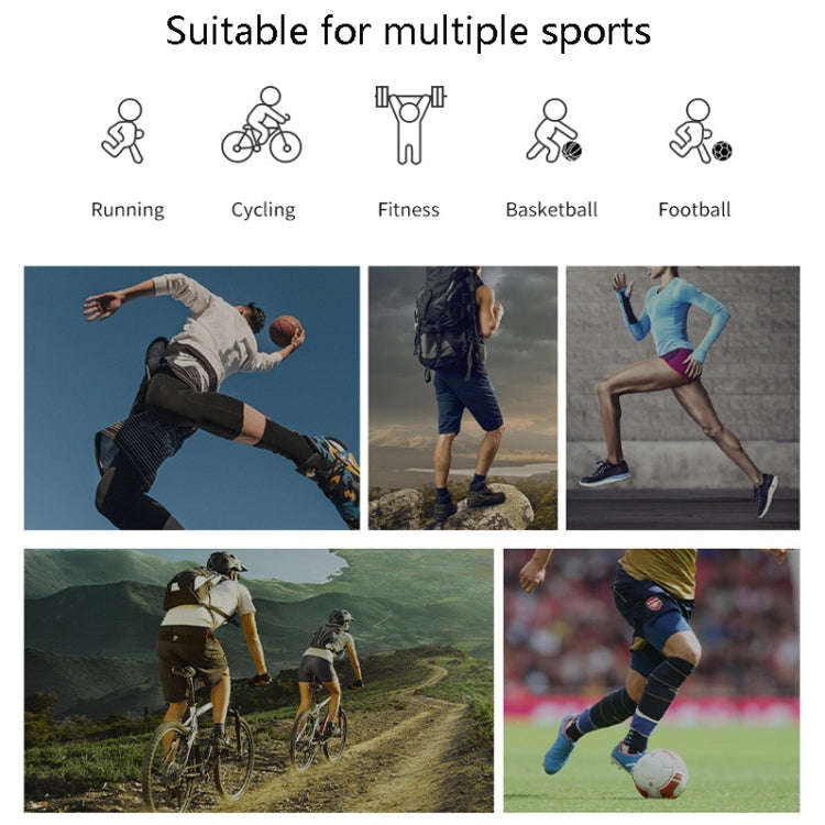 Sports Spring Supported Knee Brace Compression Protection Patella Riding Protective Gear, One Siz...