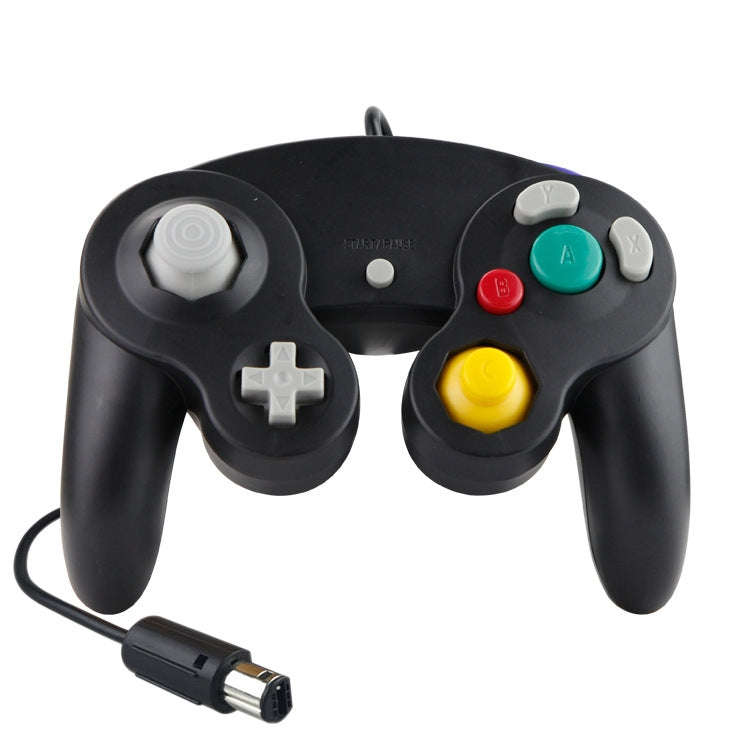 2 PCS Single Point Vibrating Controller Wired Game Controller For Nintendo NGC / Wii, White, Pink...