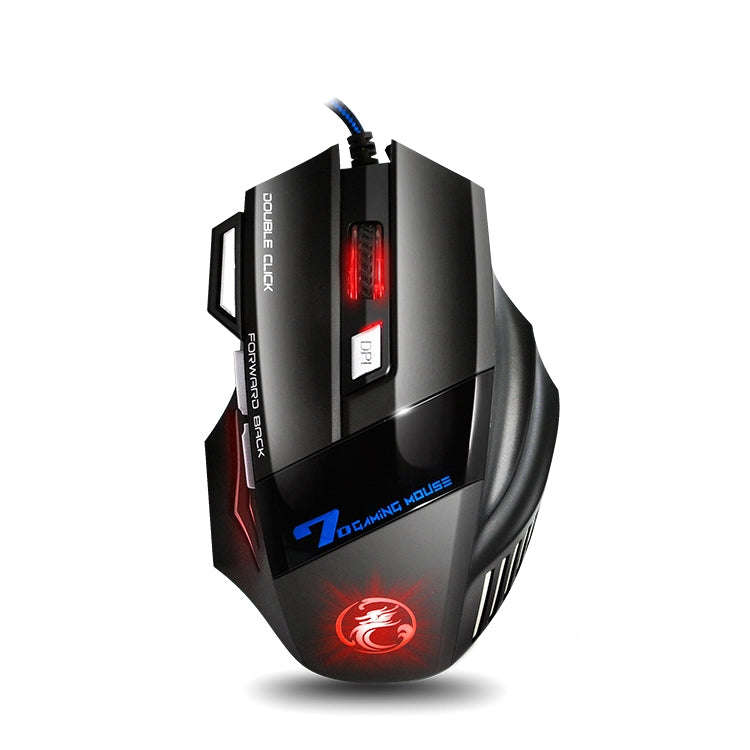 IMICE X7 2400 DPI 7-Key Wired Gaming Mouse with Colorful Breathing Light, Cable Length: 1.8m, Ski...