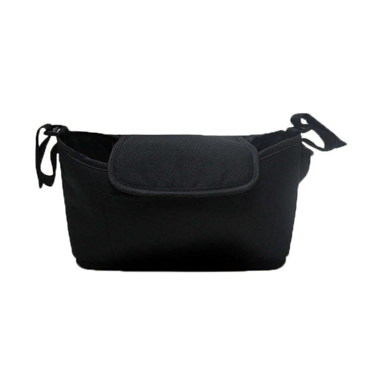 Stroller Storage Hanging Bag Multifunctional Large Capacity Stroller Bag, Linen Gray, Linen Black...