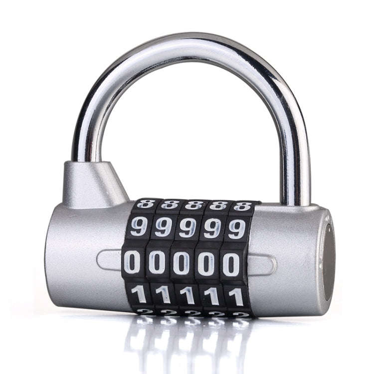 Large 5 Digit Combination Gym Cabinets Password Lock Tool Box Door Padlock, 5 Digit (Blue), 5 Dig...