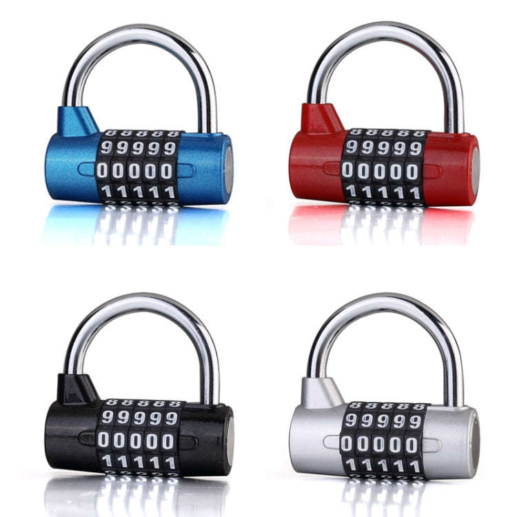 Large 5 Digit Combination Gym Cabinets Password Lock Tool Box Door Padlock, 5 Digit (Blue), 5 Dig...