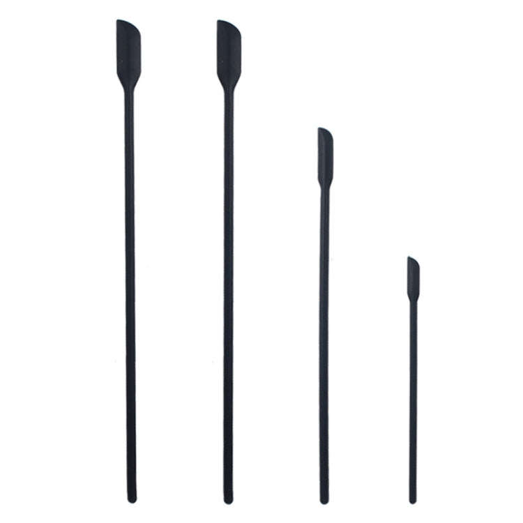 4 in 1 Silicone Mini-Pointed Scraper Lengthening Cosmetic Bottle Scraper Jam Spatula Set, 4 in 1 ...