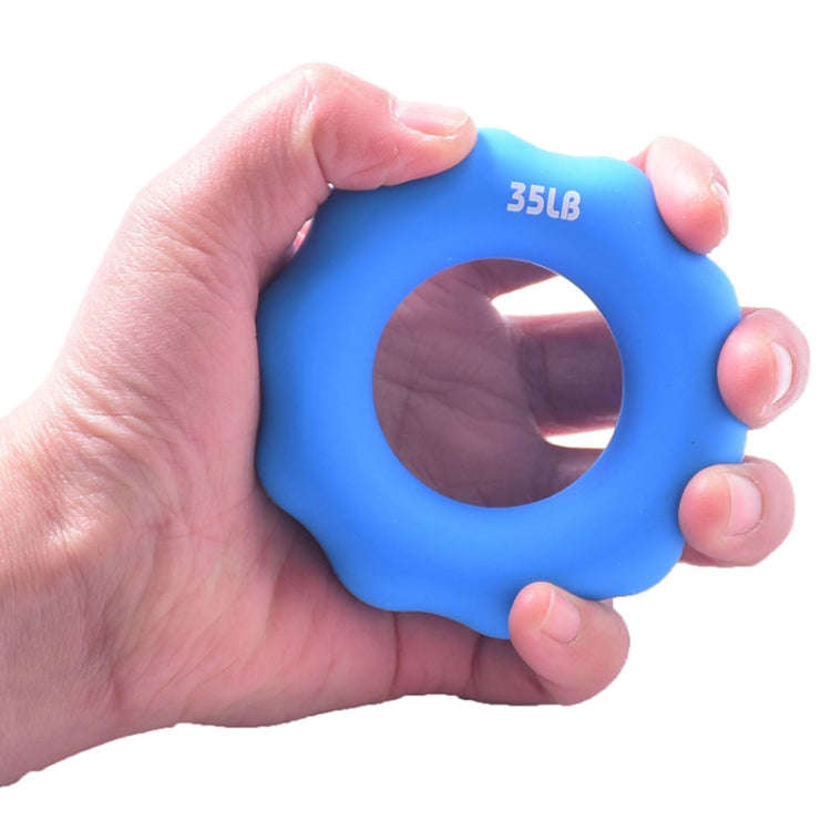 Silicone Finger Marks Grip Device Finger Exercise Grip Ring, Specification: 15LB (Green), 15LB (G...