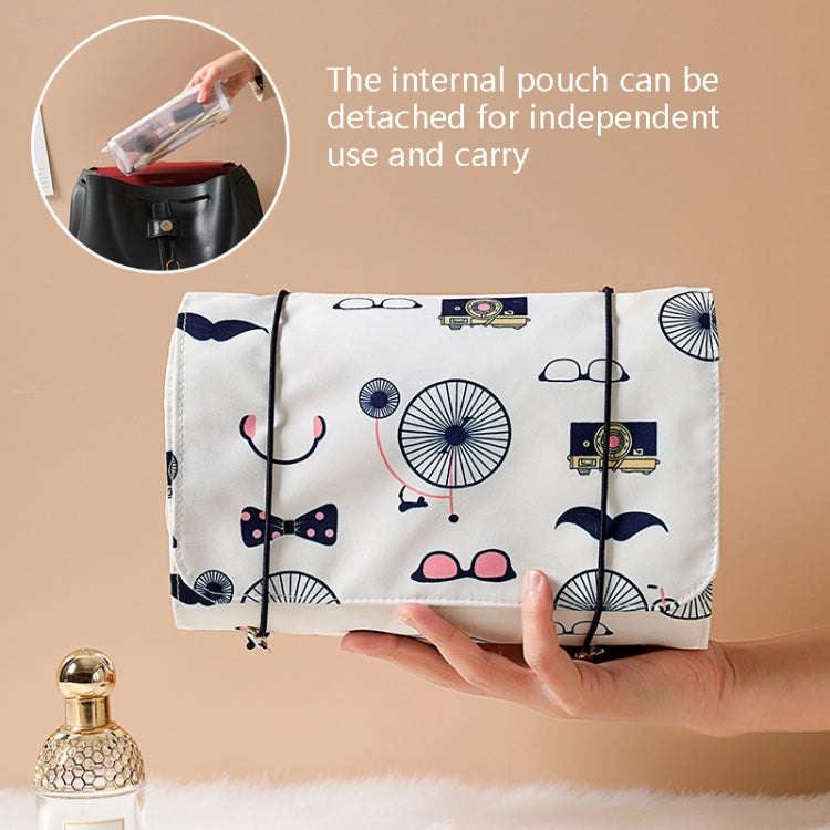 4 In 1 Multi-Function Cosmetics Storage Bag Removable Large Capacity Travel Convenient Cosmetic B...