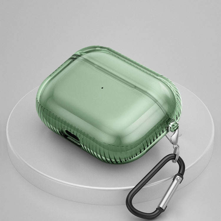 2 PCS Earphone Protective Cover TPU Airbag Transparent Protective Shell For AirPods Pro, Transpar...