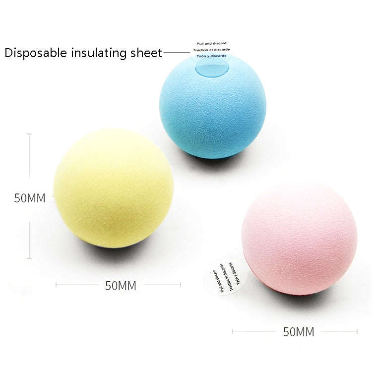 3pcs Funny Cat Toy Ball Simulation Animal Vocal Ball, EVA Material